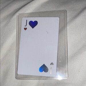 Blue and Red Minimalist Card Game